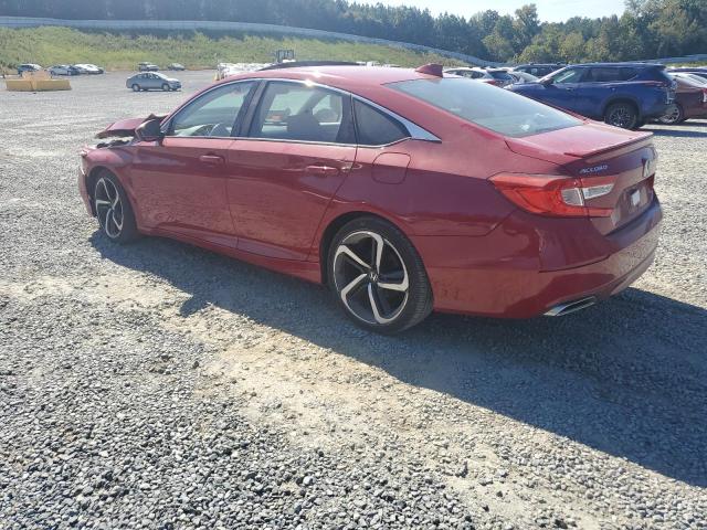 1HGCV2F37JA039273 - 2018 HONDA ACCORD SPORT Կարմիր լուսանկար 2