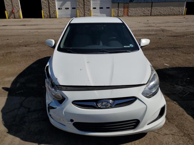 KMHCT5AE6EU149889 - 2014 HYUNDAI ACCENT GLS WHITE photo 5