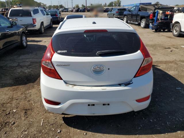 KMHCT5AE6EU149889 - 2014 HYUNDAI ACCENT GLS WHITE photo 6