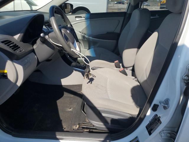 KMHCT5AE6EU149889 - 2014 HYUNDAI ACCENT GLS WHITE photo 7