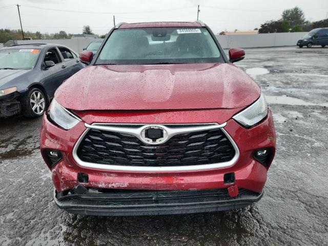 5TDHZRBHXNS171732 - 2022 TOYOTA HIGHLANDER XLE Bordeaux photo 5
