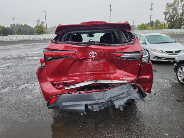5TDHZRBHXNS171732 - 2022 TOYOTA HIGHLANDER XLE Bordeaux photo 6