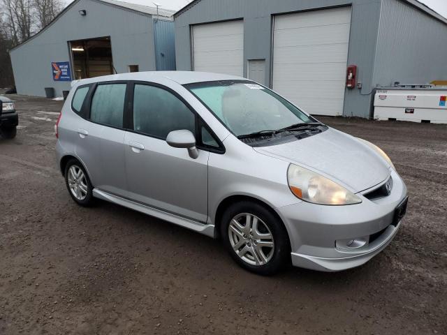 JHMGD38687S814424 - 2007 HONDA FIT S 银色 照片 4