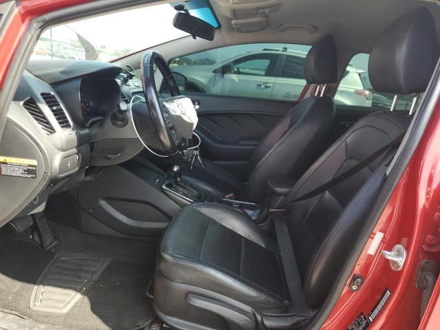 3KPFL4A89HE050265 - 2017 KIA FORTE EX RED photo 7