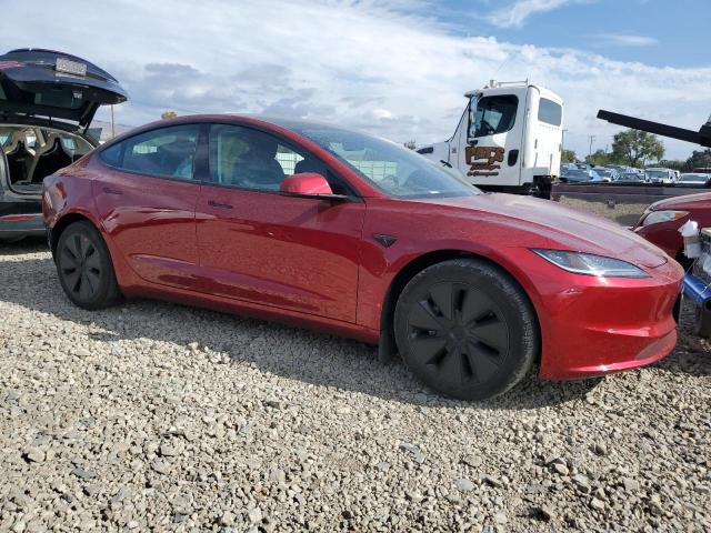 5YJ3E1EA5RF738445 - 2024 TESLA MODEL 3 RED photo 4