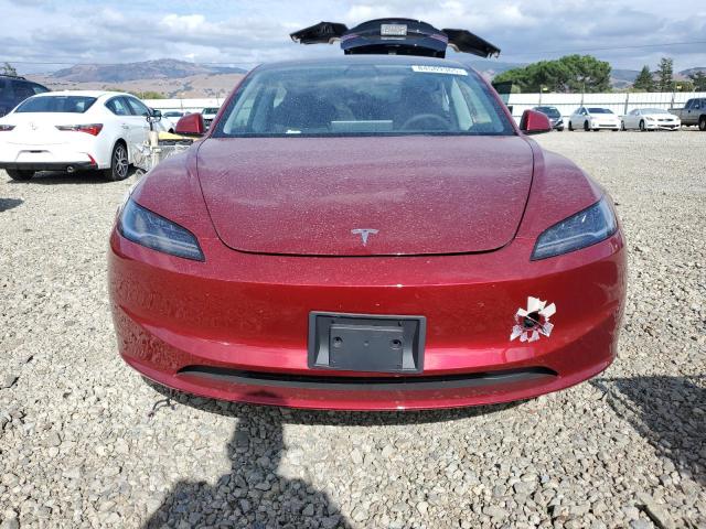 5YJ3E1EA5RF738445 - 2024 TESLA MODEL 3 RED photo 5