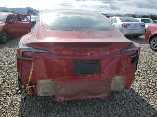 5YJ3E1EA5RF738445 - 2024 TESLA MODEL 3 RED photo 6