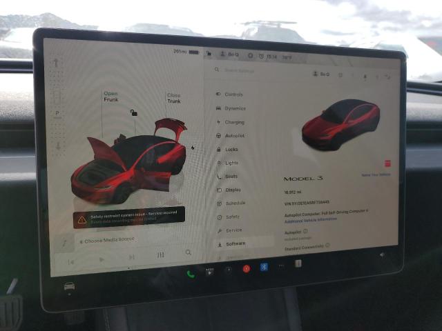 5YJ3E1EA5RF738445 - 2024 TESLA MODEL 3 RED photo 9