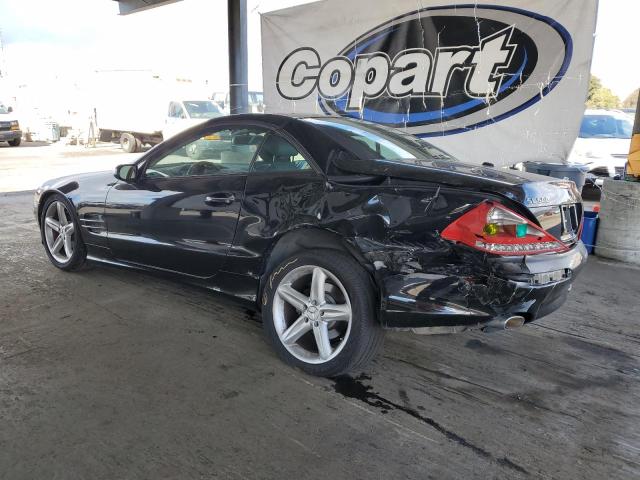WDBSK75F76F108306 - 2006 MERCEDES-BENZ SL 500 შავი ფოტო 2