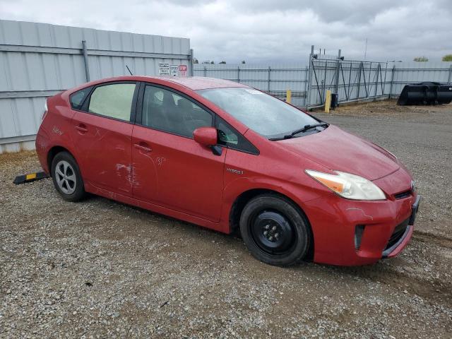 JTDKN3DU4C5463176 - 2012 TOYOTA PRIUS 红色 照片 4