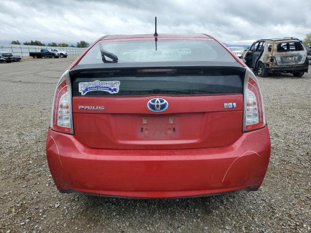 JTDKN3DU4C5463176 - 2012 TOYOTA PRIUS 红色 照片 6