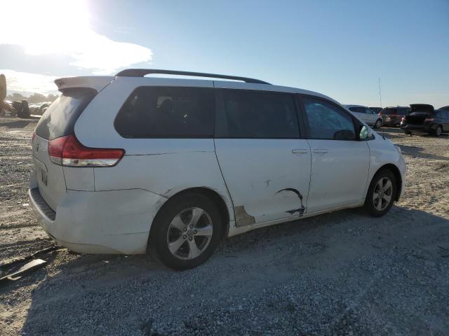 5TDKK3DCXBS136354 - 2011 TOYOTA SIENNA LE WHITE photo 3