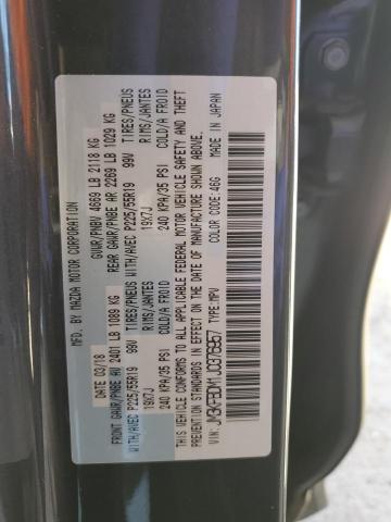 JM3KFBDM1J0376957 - 2018 MAZDA CX-5 GRAND TOURING GRAY photo 13