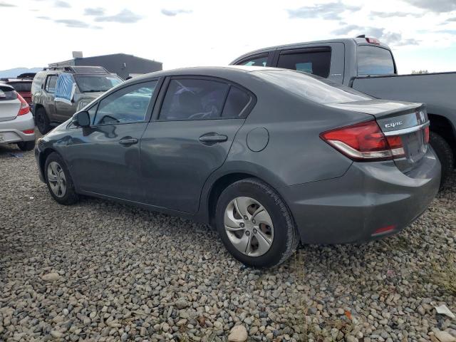 19XFB2F5XCE345325 - 2012 HONDA CIVIC LX Szary zdjęcie 2