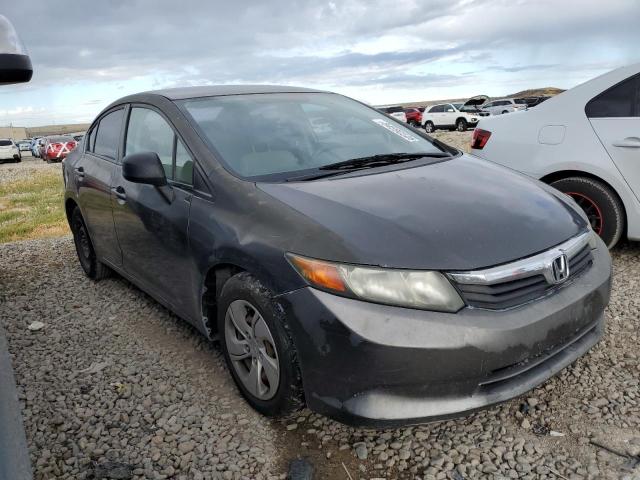 19XFB2F5XCE345325 - 2012 HONDA CIVIC LX Szary zdjęcie 4