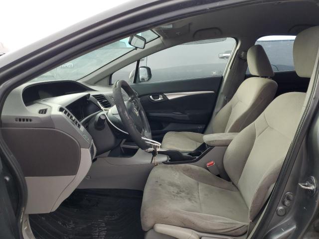 19XFB2F5XCE345325 - 2012 HONDA CIVIC LX Szary zdjęcie 7