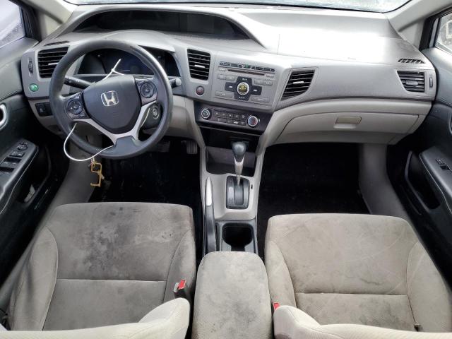19XFB2F5XCE345325 - 2012 HONDA CIVIC LX Szary zdjęcie 8