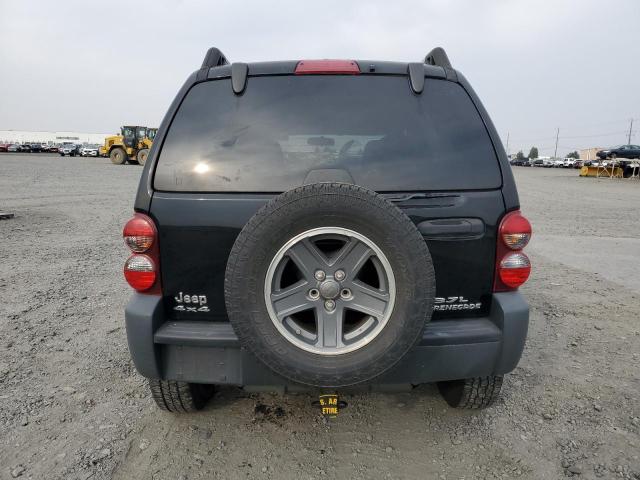 1J4GL38K16W288382 - 2006 JEEP LIBERTY RENEGADE შავი ფოტო 6