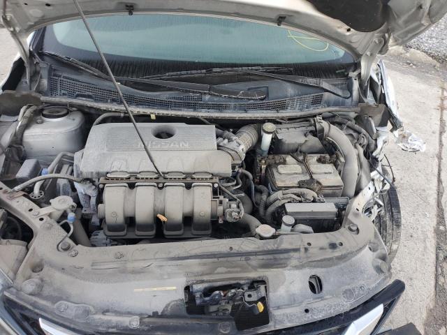 3N1AB7APXKY360147 - 2019 NISSAN SENTRA S SILVER photo 11