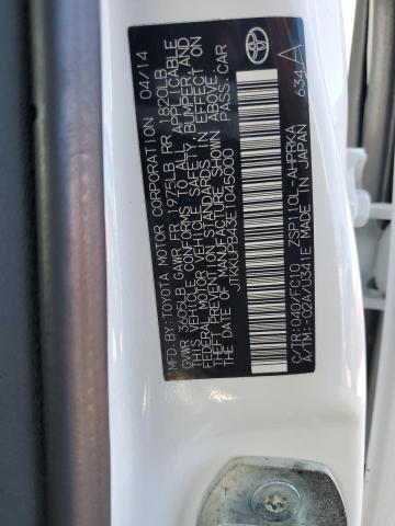 JTKKUPB43E1045000 - 2014 TOYOTA SCION XD WHITE photo 13