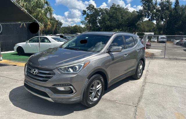 5NMZU3LB1JH055701 - 2018 HYUNDAI SANTA FE S SILVER photo 2