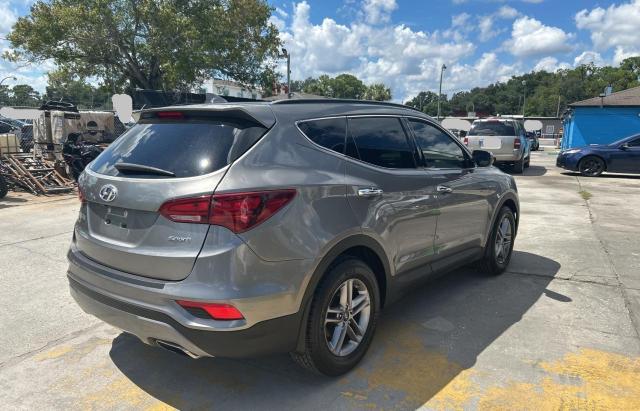 5NMZU3LB1JH055701 - 2018 HYUNDAI SANTA FE S SILVER photo 4