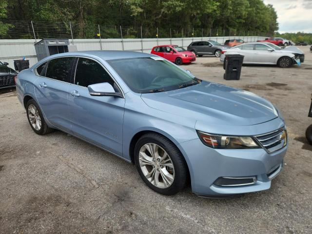 1G1115SL8EU144216 - 2014 CHEVROLET IMPALA LT BLUE photo 4