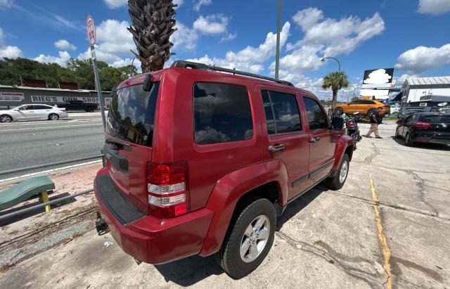 1J4PN2GK0AW111675 - 2010 JEEP LIBERTY SPORT 红色 照片 4