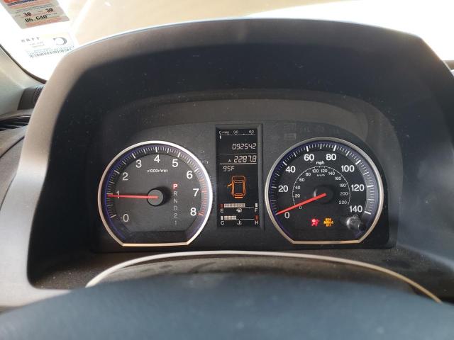 JHLRE38799C006549 - 2009 HONDA CR-V EXL SILVER photo 9