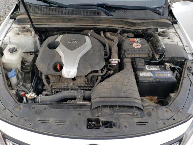 5XXGR4A60FG414854 - 2015 KIA OPTIMA SX WHITE photo 11