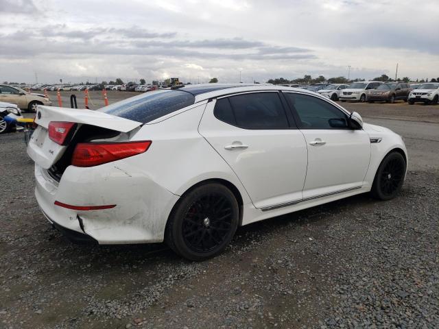5XXGR4A60FG414854 - 2015 KIA OPTIMA SX WHITE photo 3