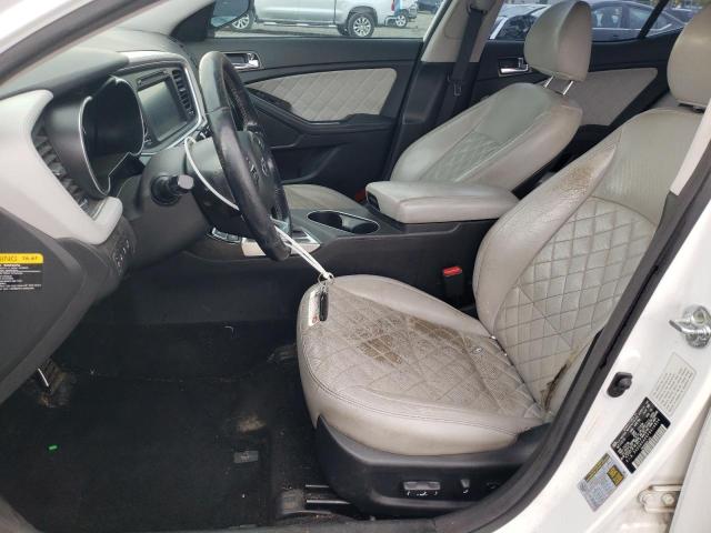 5XXGR4A60FG414854 - 2015 KIA OPTIMA SX WHITE photo 7