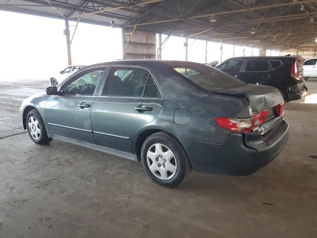 1HGCM56435A085461 - 2005 HONDA ACCORD LX GREEN photo 2