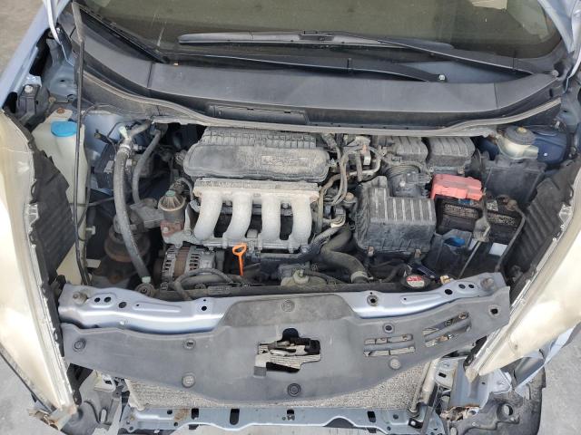 JHMGE88449S017230 - 2009 HONDA FIT SPORT BLUE photo 11