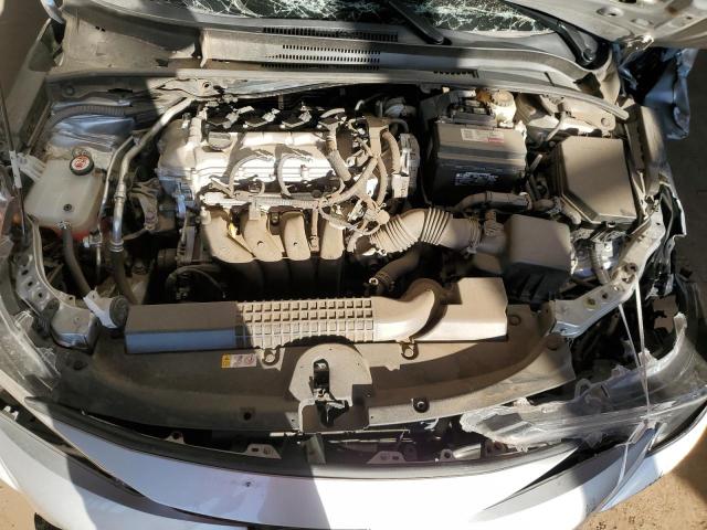 JTDEPMAE2NJ224097 - 2022 TOYOTA COROLLA LE Argent photo 11