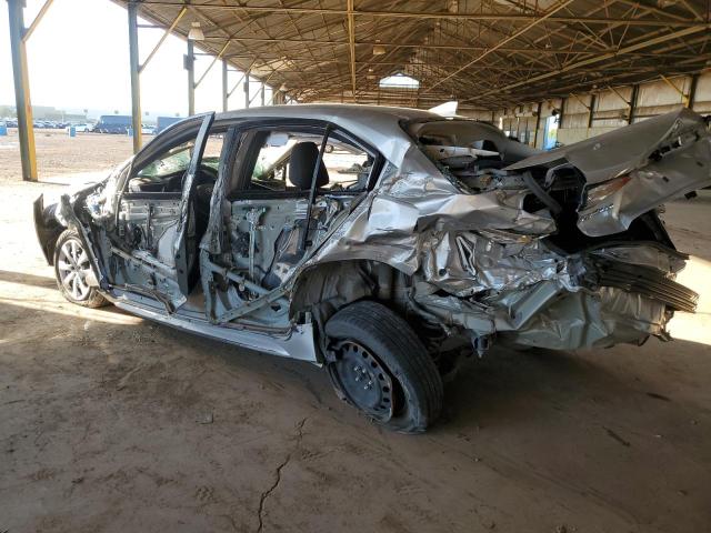 JTDEPMAE2NJ224097 - 2022 TOYOTA COROLLA LE Argent photo 2