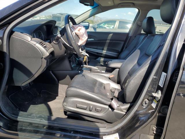 JHMCP26828C056810 - 2008 HONDA ACCORD EXL BLACK photo 7