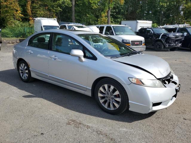 2HGFA16889H312393 - 2009 HONDA CIVIC EX SILVER photo 4