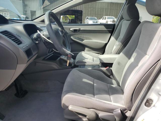 2HGFA16889H312393 - 2009 HONDA CIVIC EX SILVER photo 7