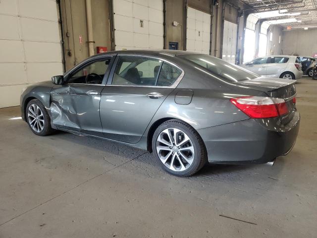 1HGCR2F54EA093819 - 2014 HONDA ACCORD SPORT GRAY photo 2