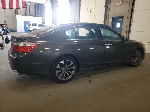 1HGCR2F54EA093819 - 2014 HONDA ACCORD SPORT GRAY photo 3