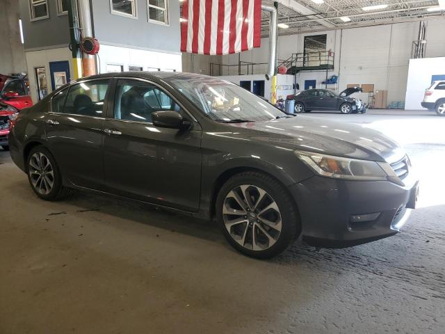 1HGCR2F54EA093819 - 2014 HONDA ACCORD SPORT GRAY photo 4