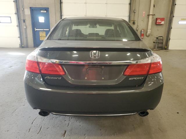 1HGCR2F54EA093819 - 2014 HONDA ACCORD SPORT GRAY photo 6