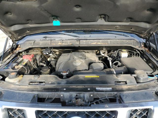 1N6BA0EC5DN305413 - 2013 NISSAN TITAN S Czarny zdjęcie 11