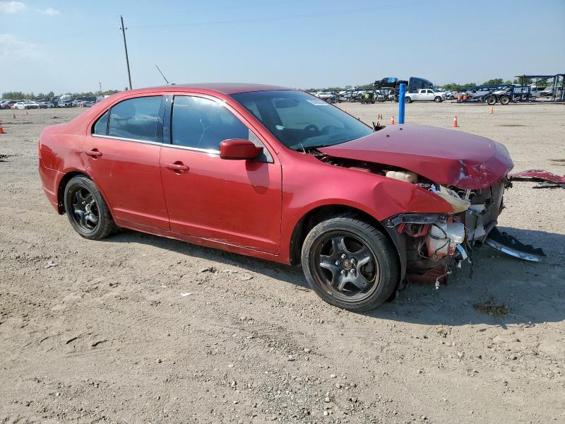 3FAHP0HA8BR302771 - 2011 FORD FUSION SE RED photo 4