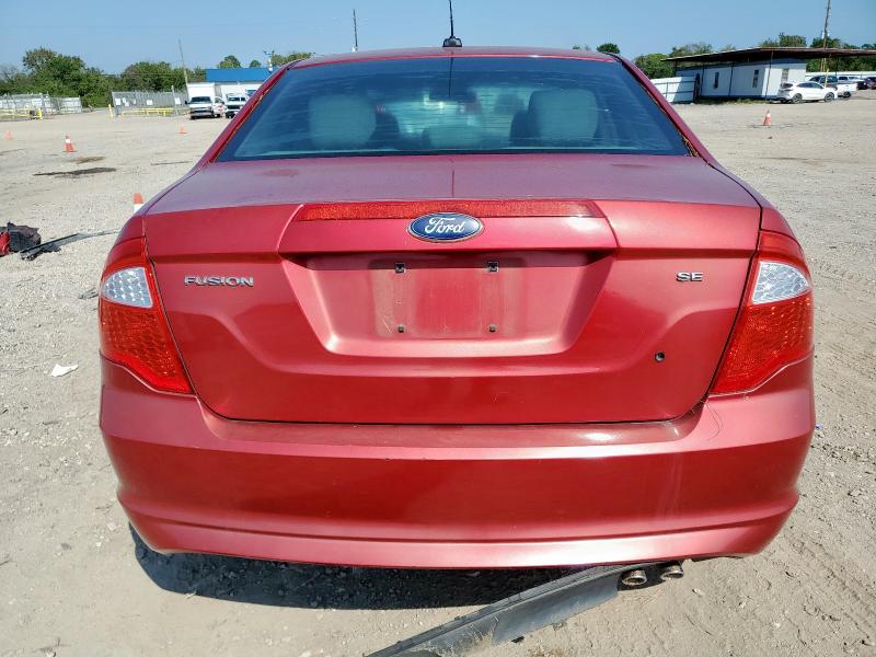 3FAHP0HA8BR302771 - 2011 FORD FUSION SE RED photo 6