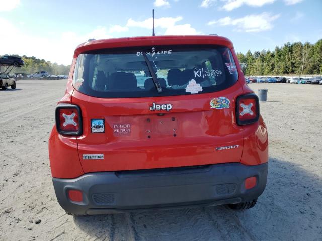 ZACCJAAT3GPD26484 - 2016 JEEP RENEGADE SPORT Qırmızı foto 6