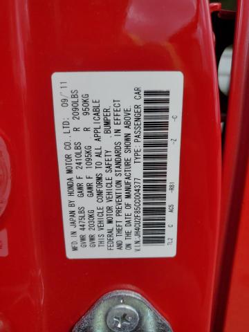 JH4CU2F85CC004377 - 2012 ACURA TSX SE Rojo foto 12