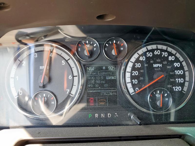 1D7RB1CT9BS515671 - 2011 DODGE RAM 1500 BLUE photo 9