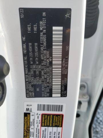 5TDGZRBH3NS597080 - 2022 TOYOTA HIGHLANDER XLE თეთრი ფოტო 14